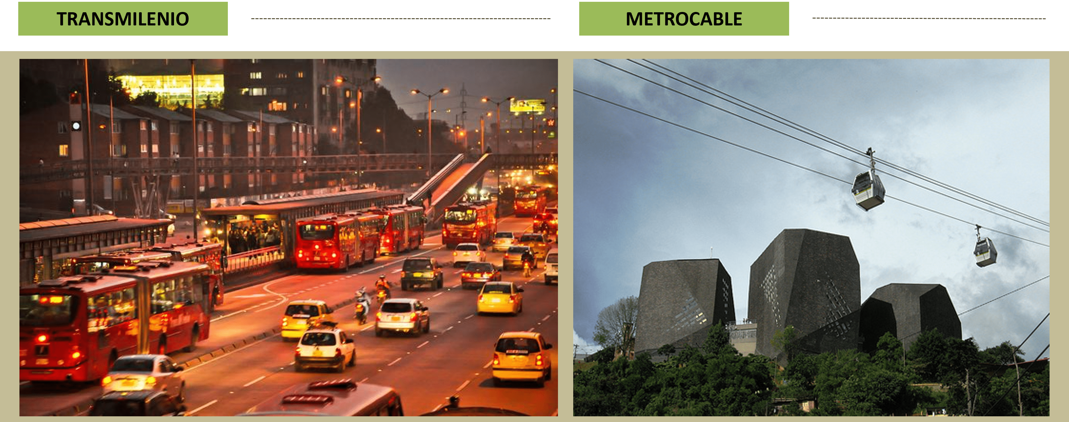 Impacto de las grandes infraestructuras de transporte en Bogotá y Medellín